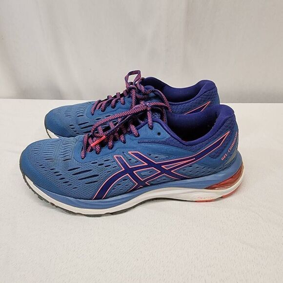 ASICS Gel Cumulus 20 Azure Blue print 1012A008-401 Running Shoes Size 9.5 Women' - Picture 5 of 9